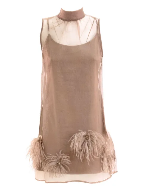 STAUD vestido corto Albee