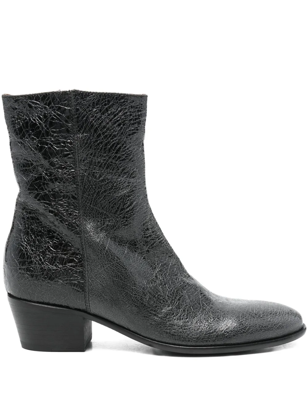 FIORENTINI + BAKER Matt zip-up boots Zwart