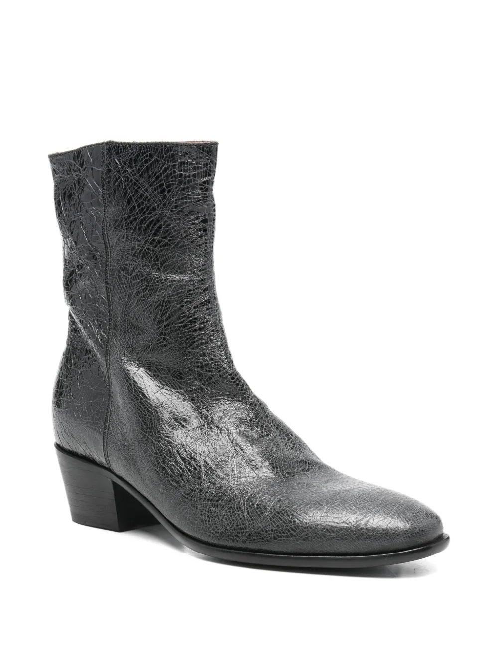 FIORENTINI + BAKER Matt zip-up boots Zwart