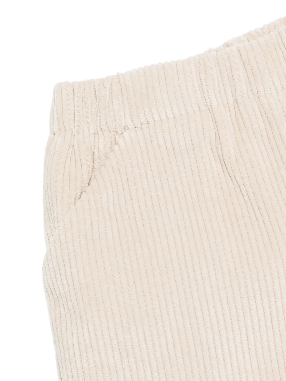 La Stupenderia Ribfluwelen shortsset Beige