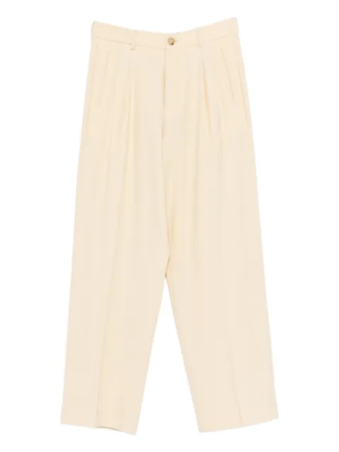 SOLOTRE pleat-detail trousers