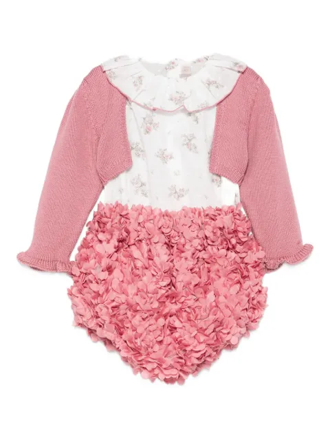 La Stupenderia petal-embellished shorts set