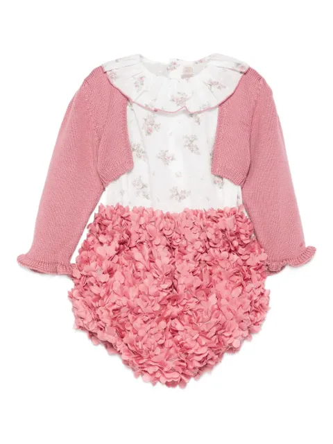 La Stupenderia petal-embellished shorts set
