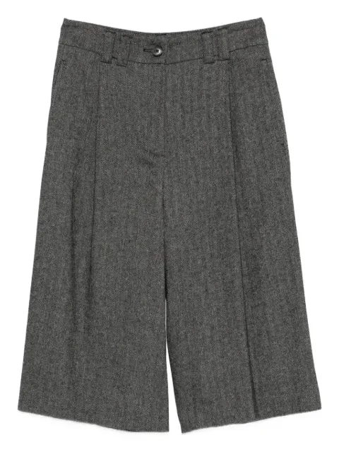 SOLOTRE pleated shorts 