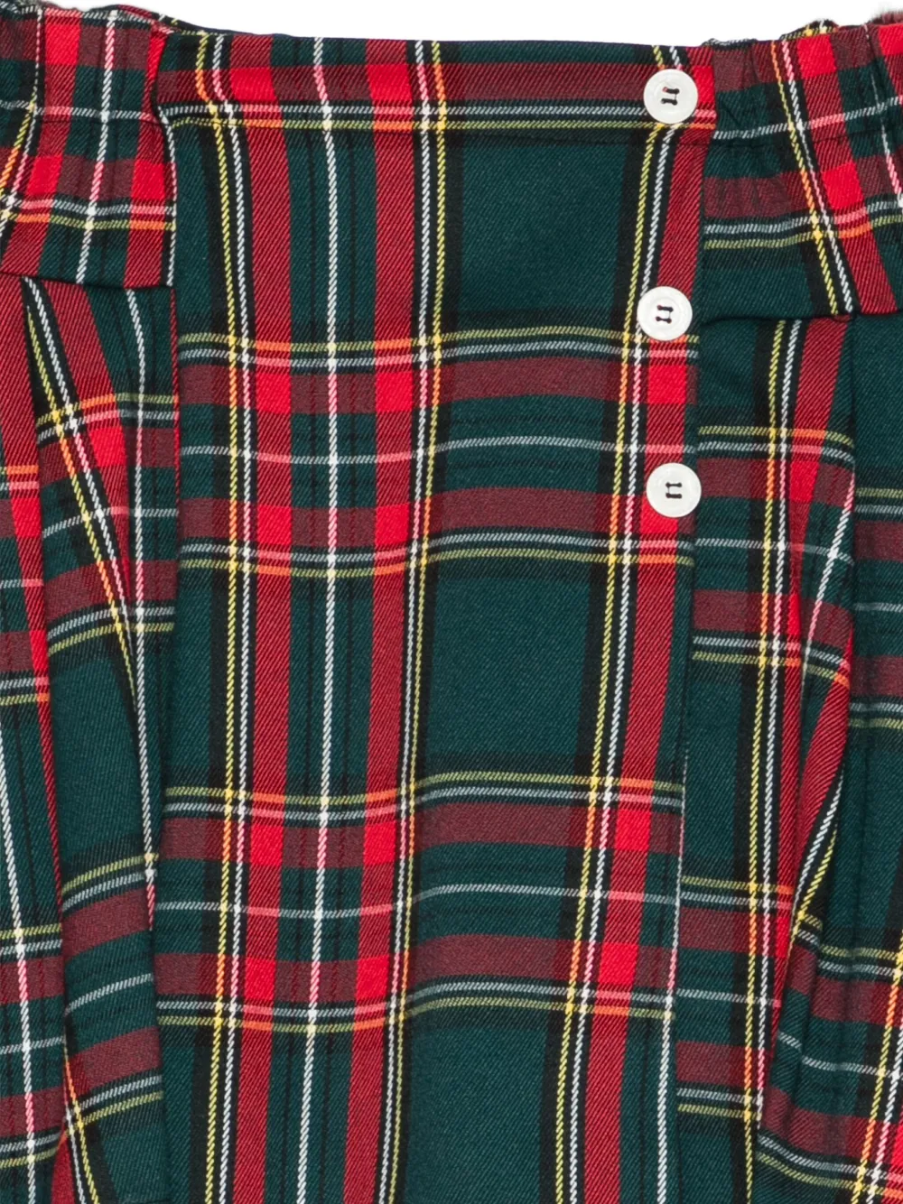 La Stupenderia Geruite rok Rood