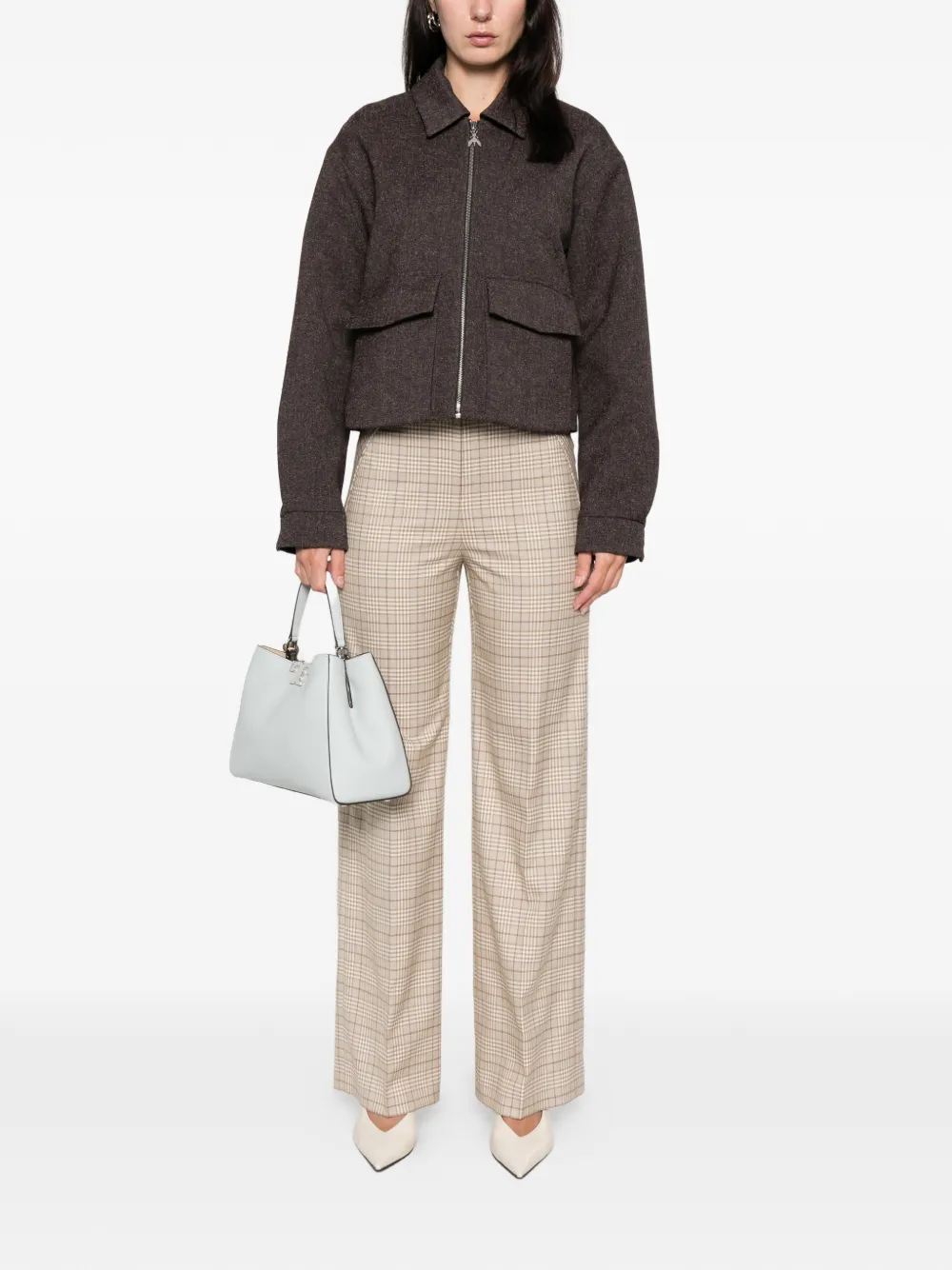 Patrizia Pepe pocket zip-fastening jacket | Cropped Jackets | Image 2
