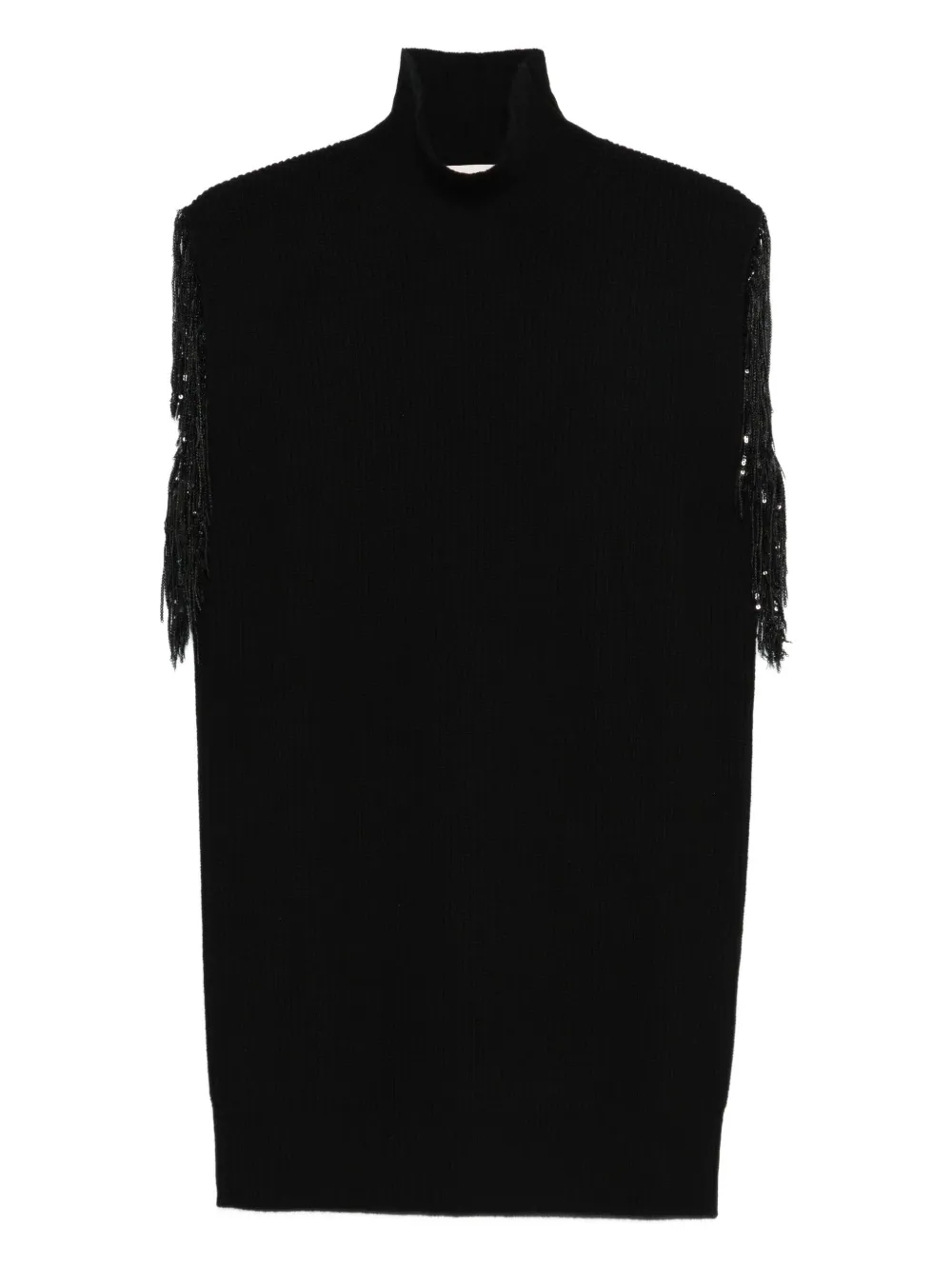 jucca approved vestido con flecos | negro | Image 1