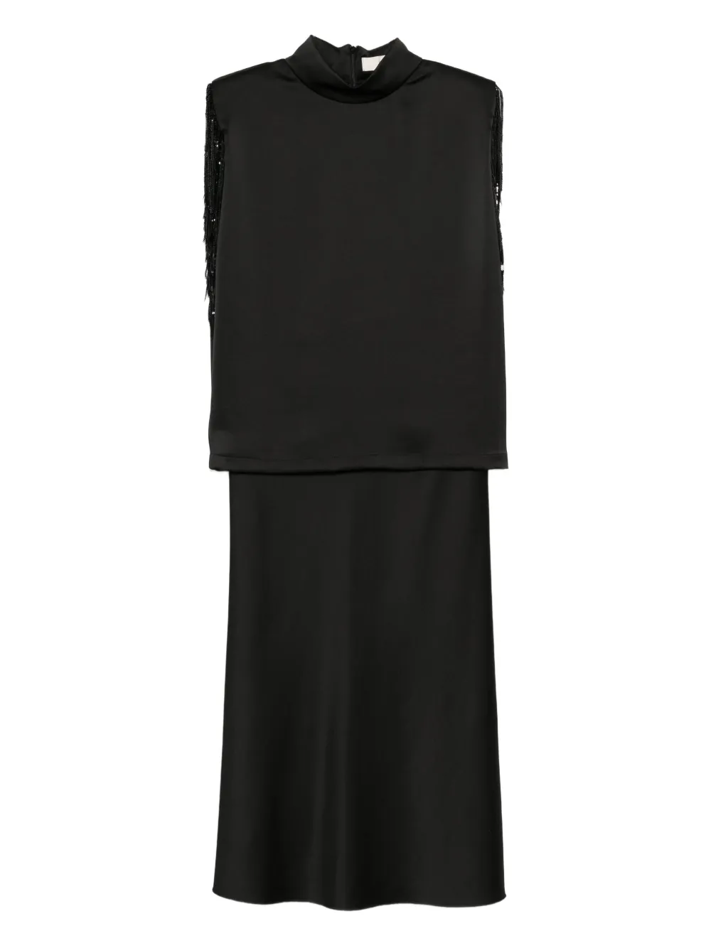jucca approved vestido con flecos | negro | Image 1