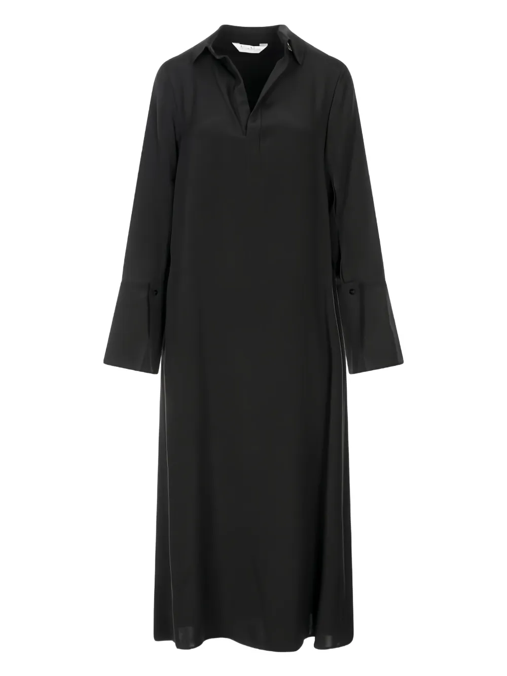 Max Mara Flared Dress In Black