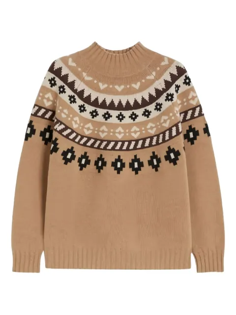 Weekend Max Mara Suéter Hardy com gola alta e padronagem