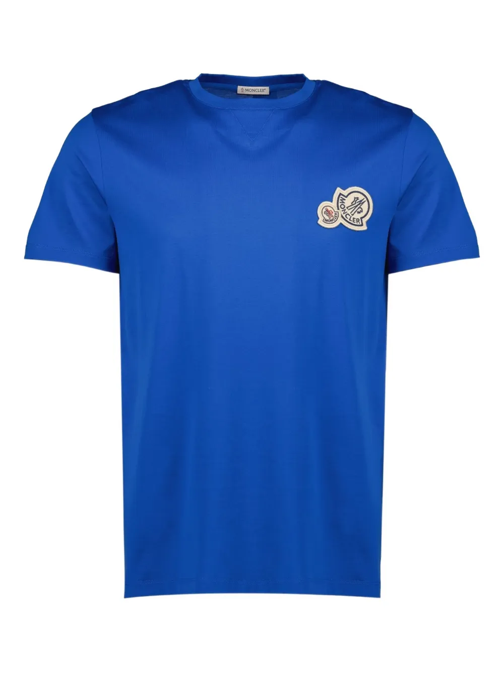 Moncler playera con parche del logo | azul | Image 1