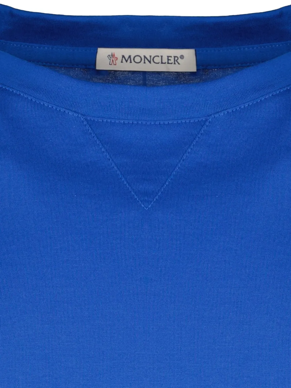 Moncler T-shirt met logopatch Blauw