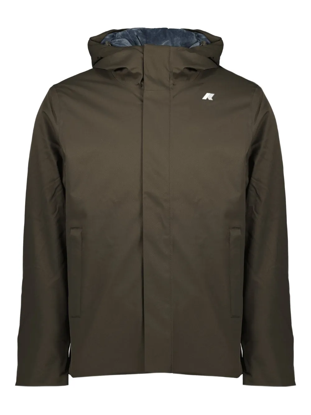 K-Way Jacko twill hooded windbreakers | Green | Image 1
