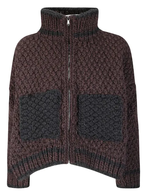 Handmade quilted knitted jacket