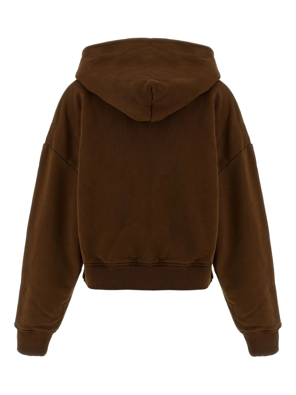 ENTIRE STUDIOS Thermo hoodie met geverfde stof - Bruin