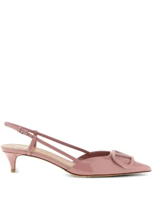 Valentino Garavani スリングバック パンプス | ホワイト | FARFETCH JP