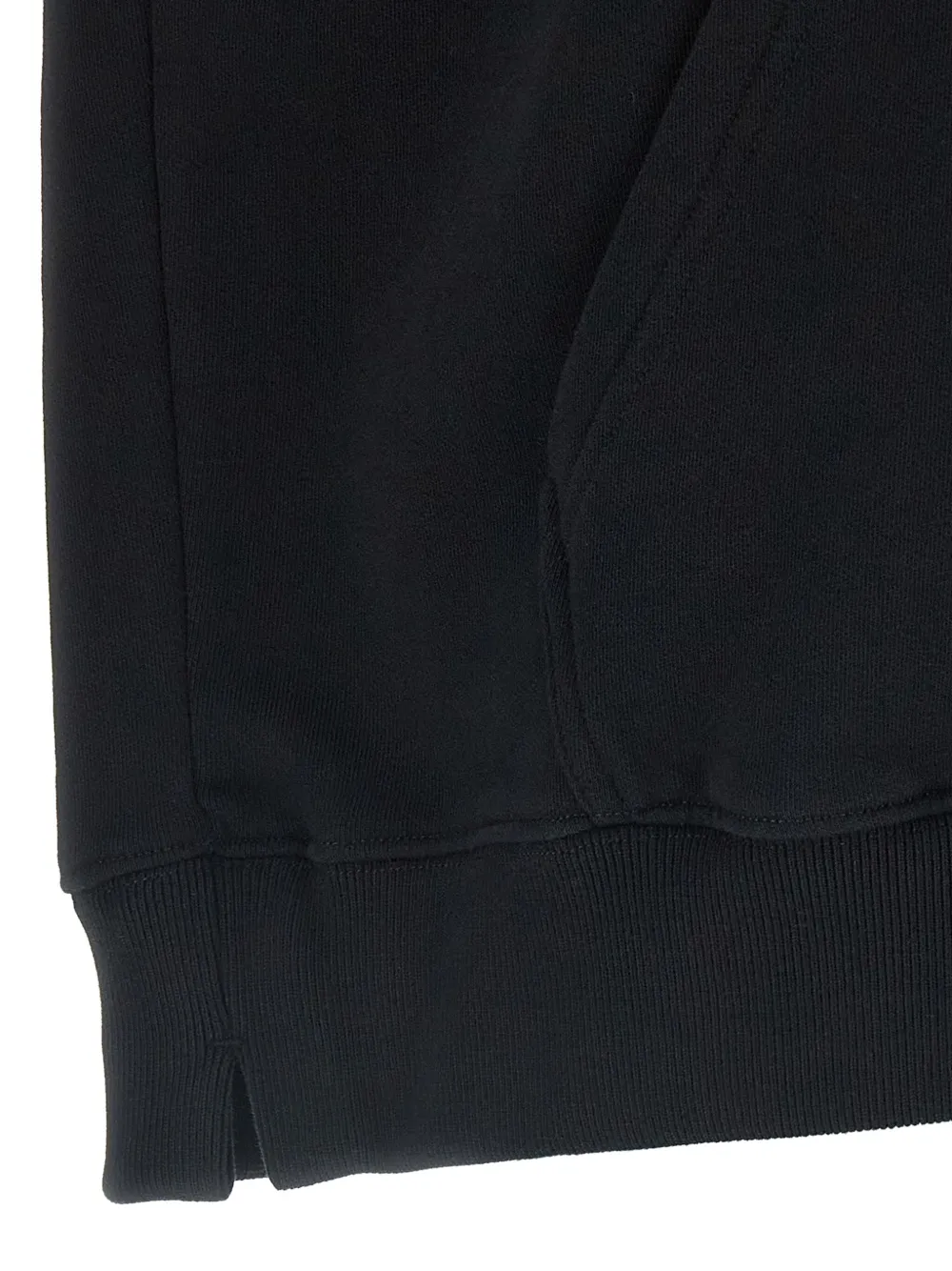 Off-white Long Sleeve Hooded Sweatshirt In Black
