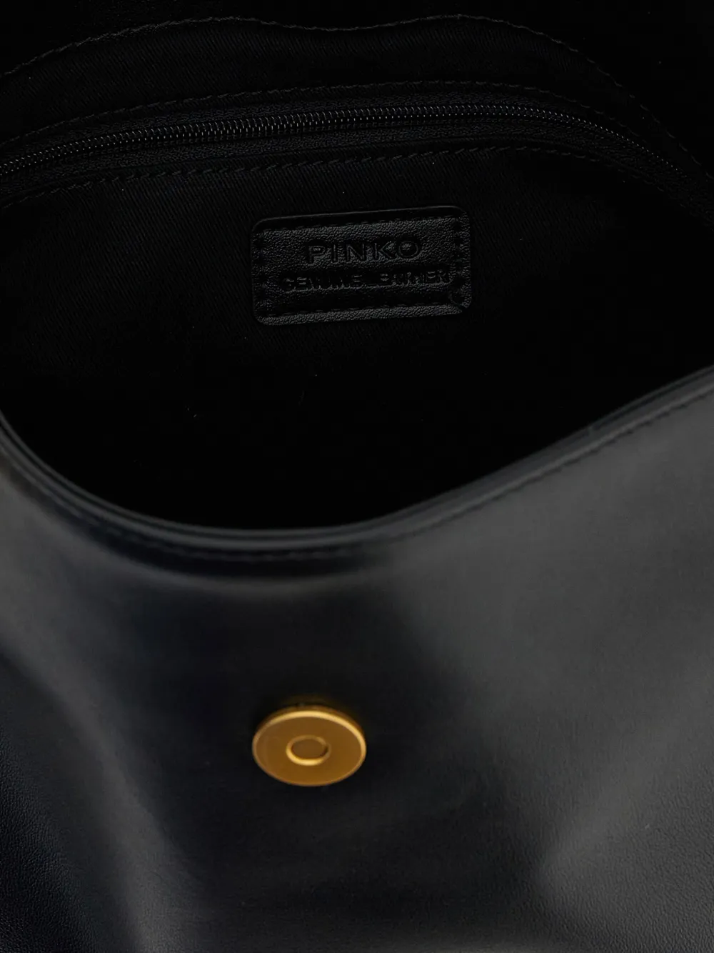 Pinko Saddle Baguette Small Shoulder Bag In Black