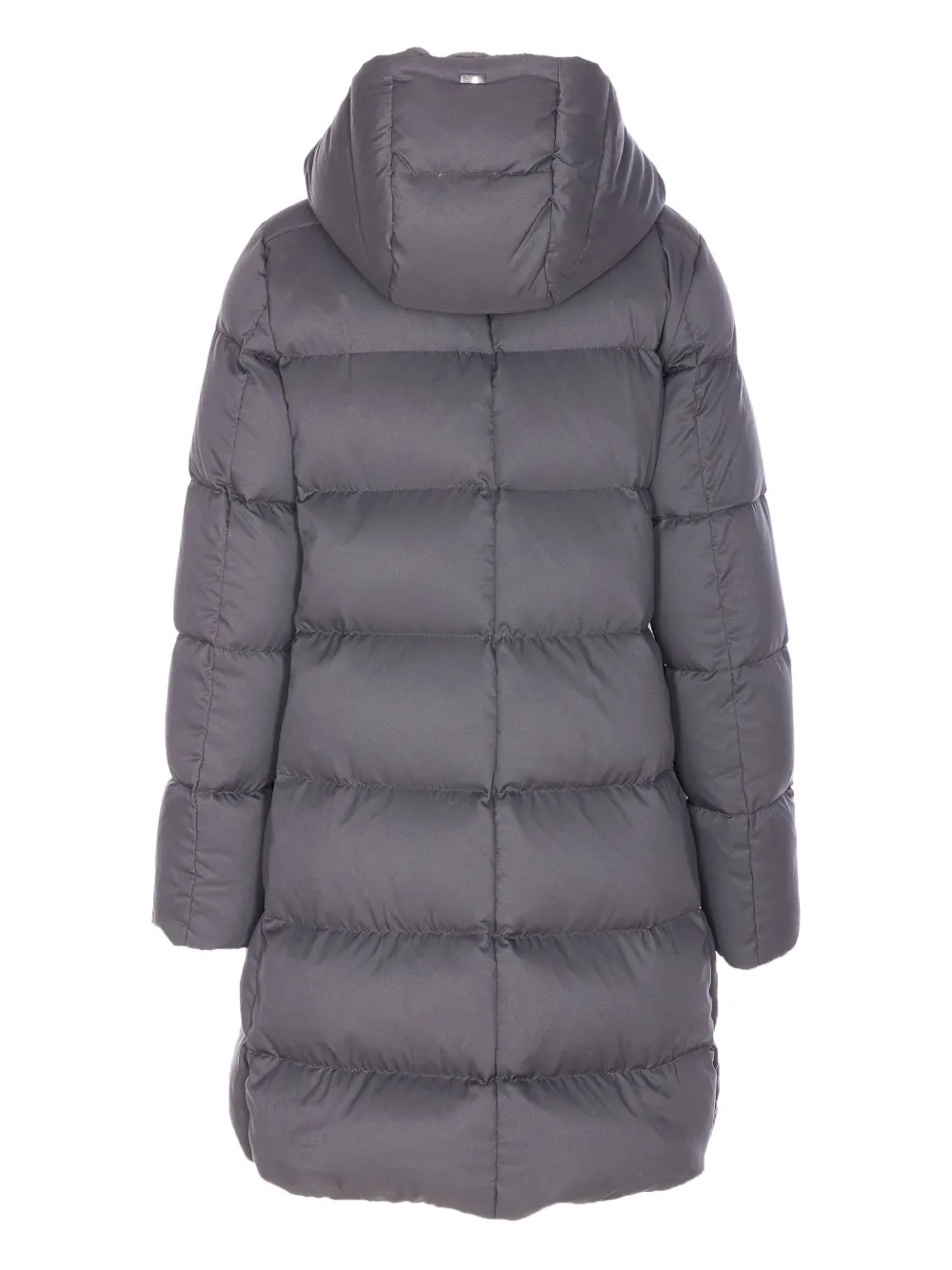 Herno Women Arendelle And New Lady Faux Fur A-shape Down Jacket In Gray