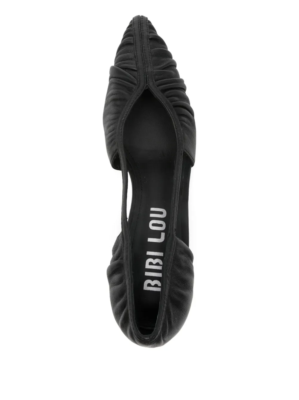 Bibi Lou 50mm Rigel Ruched Pumps In Black