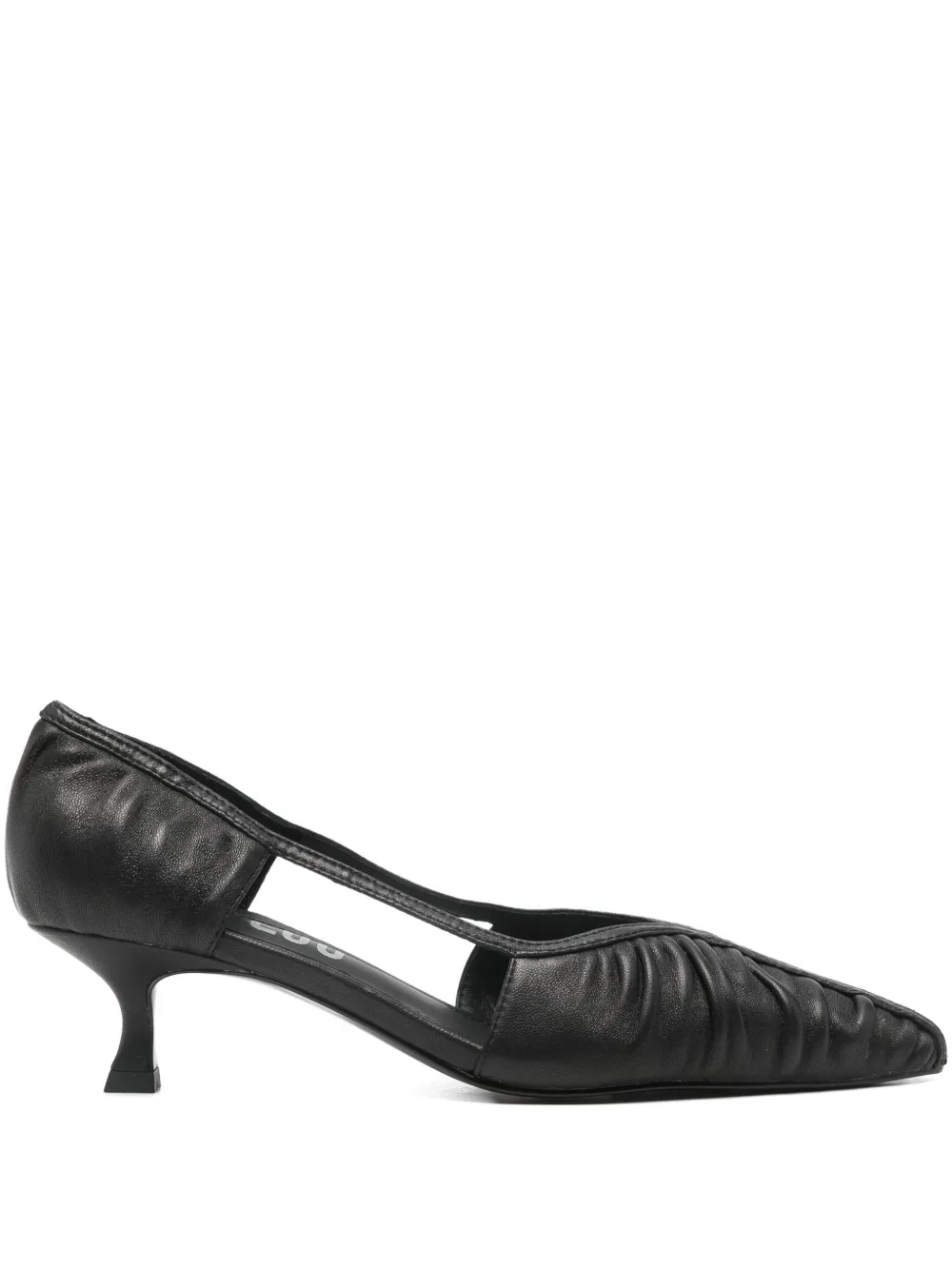 Bibi Lou 50mm Rigel Ruched Pumps In Black