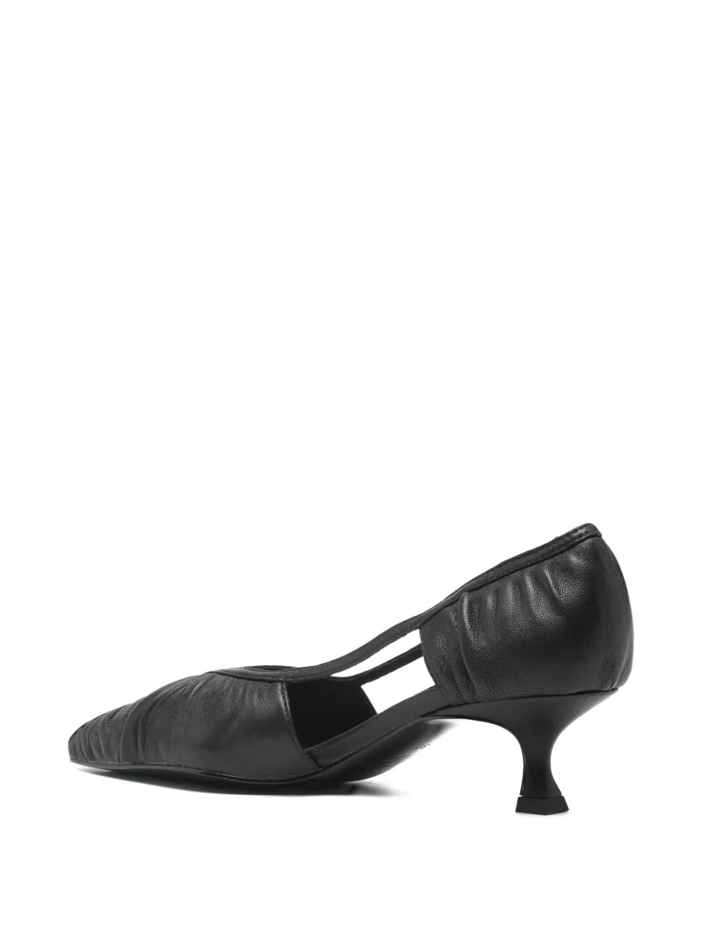 Bibi Lou 50mm Rigel Ruched Pumps In Black