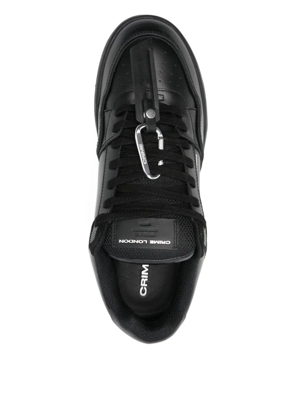 Crime London Dribble sneakers met vlakken Zwart