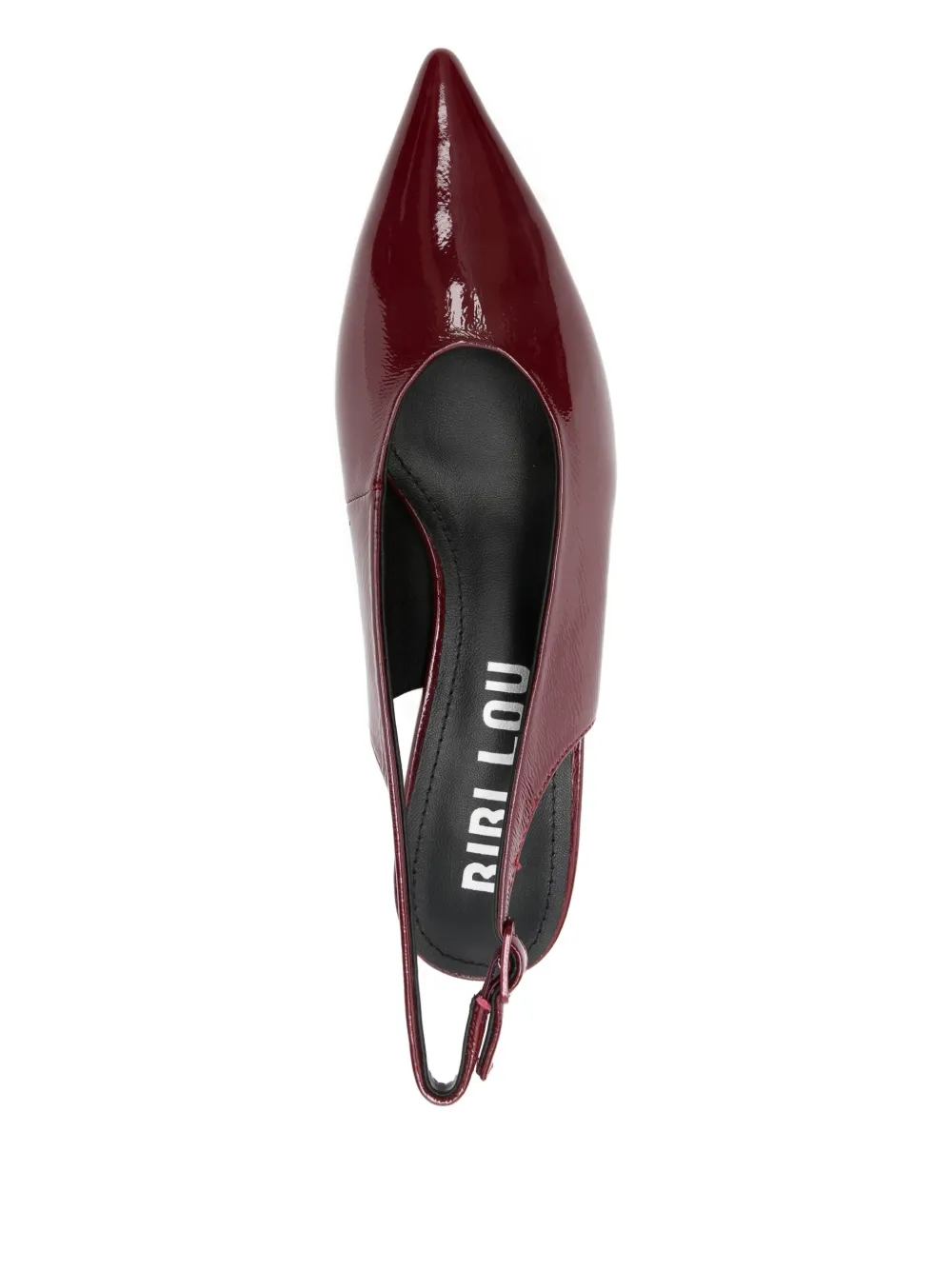Bibi Lou 50 mm Tiare slingback pumps met puntige neus Rood