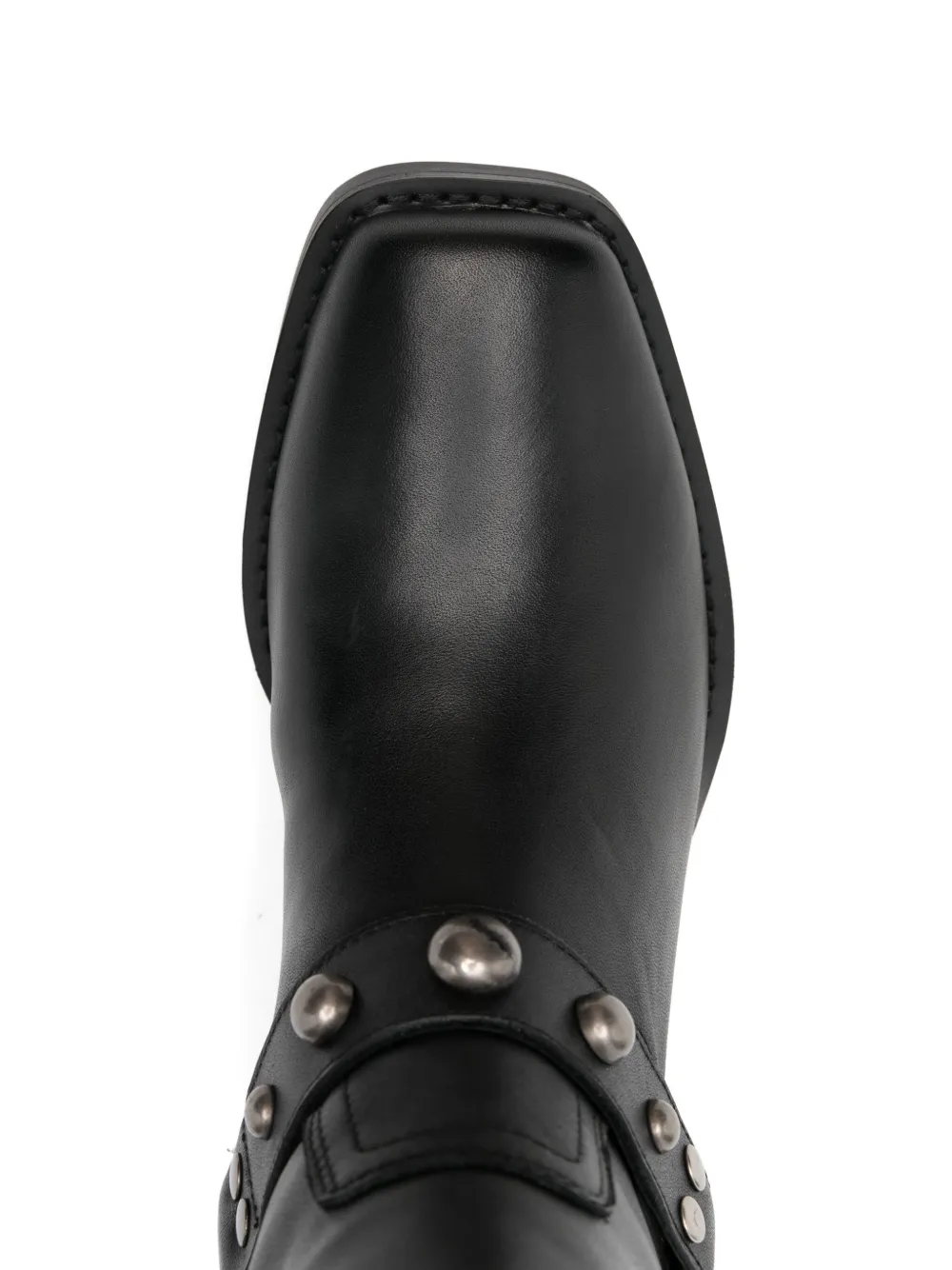 Bibi Lou 45mm Ananda Studded Harness Boots In Black