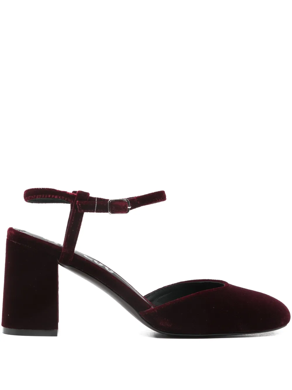 Bibi Lou 80 mm sandalen met enkelbandje en hak Rood