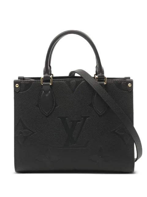 Louis Vuitton Pre-Owned bolsa satchel Monogram Empreinte Onthego PM 2021