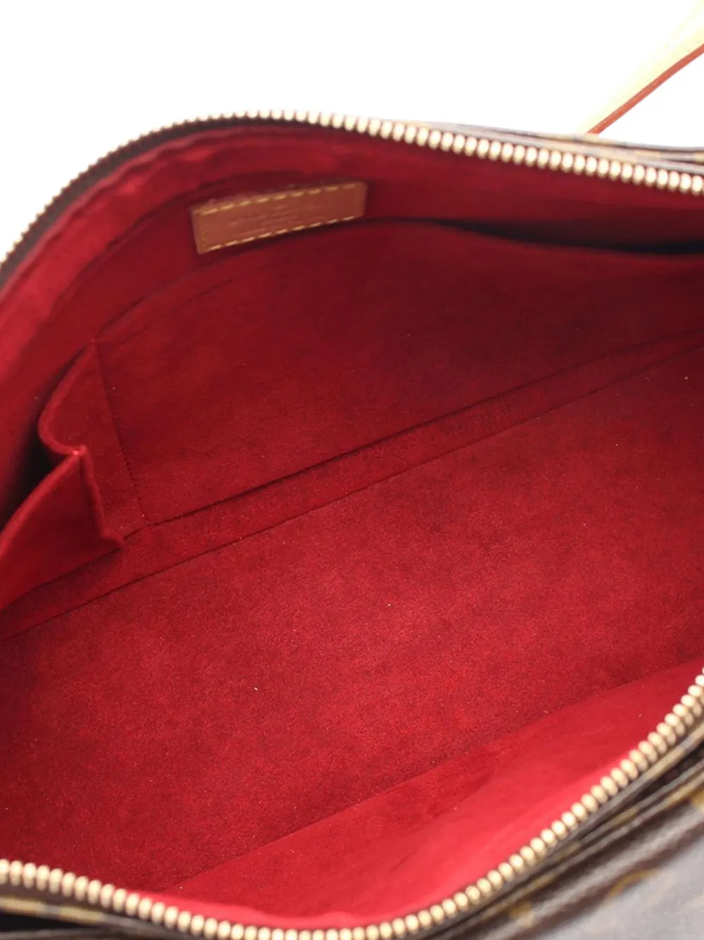 Pre-owned Louis Vuitton 2004 Monogram Viva Cite Gm Shoulder Bag In Brown