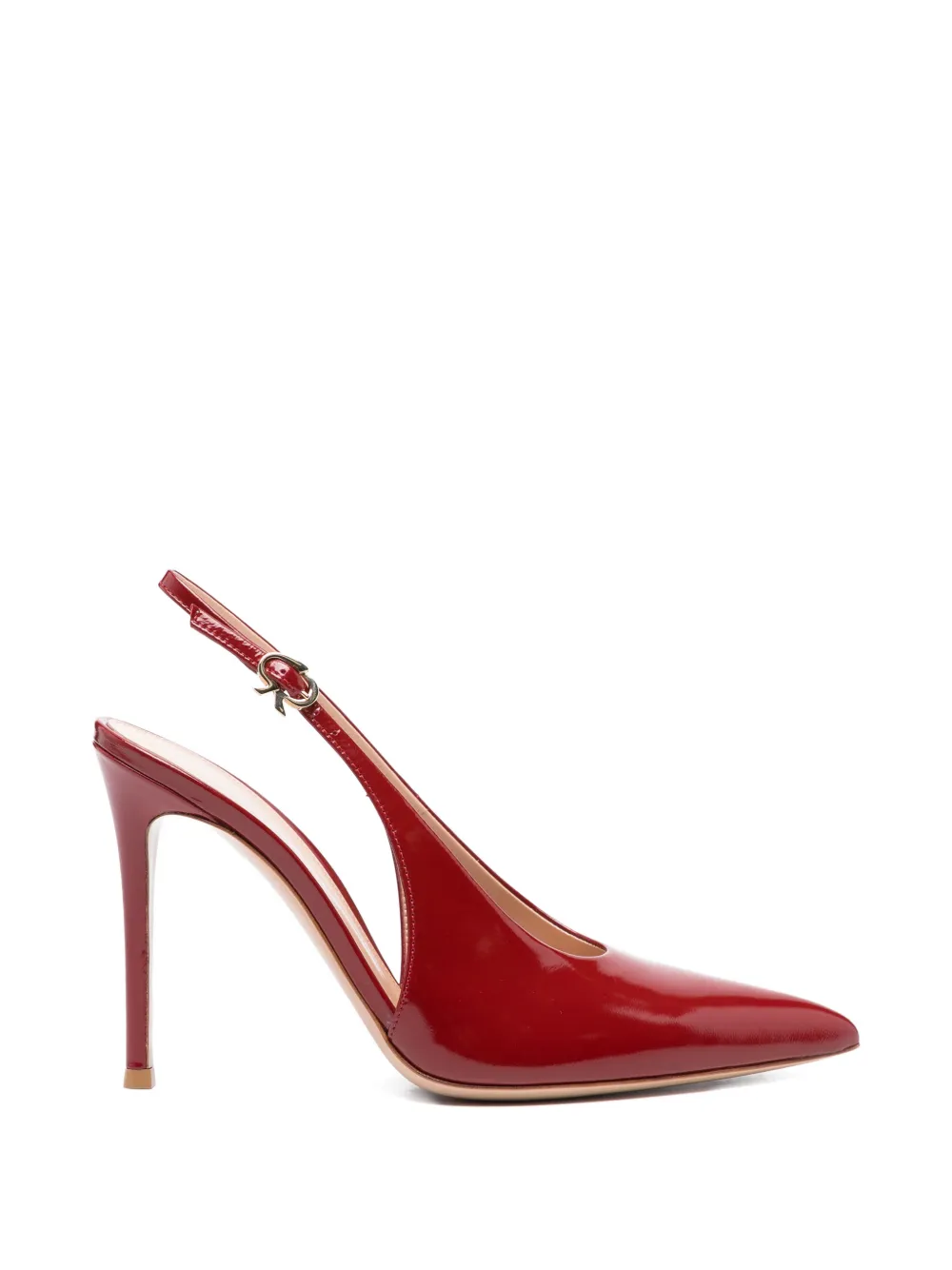 Gianvito Rossi point toe slingback sandals - Rosso