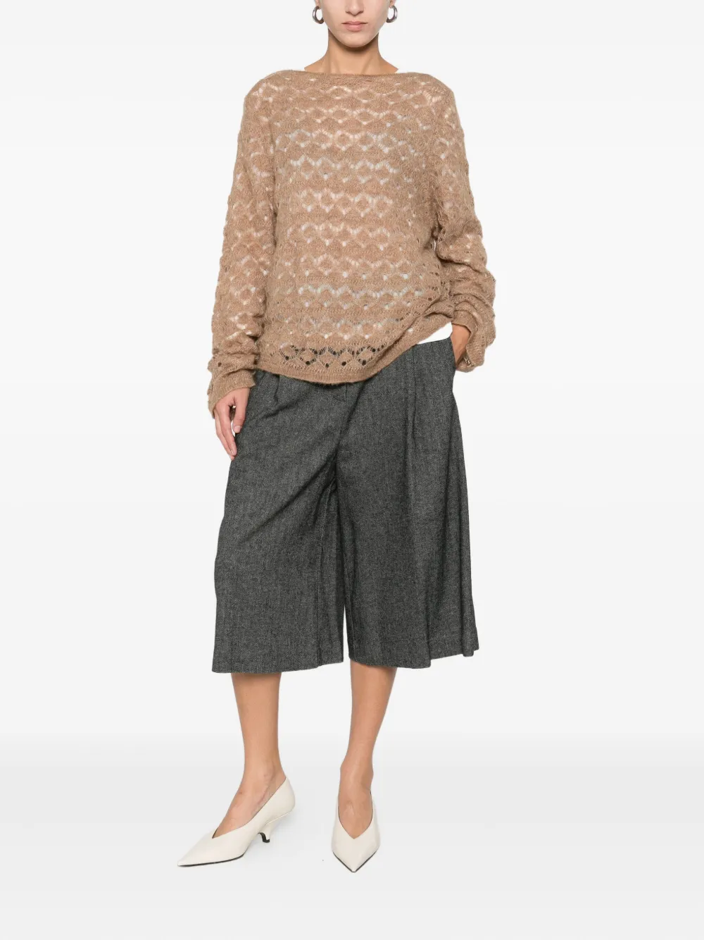 SOLOTRE open-knit sweater | Knitted Sweaters | Image 2