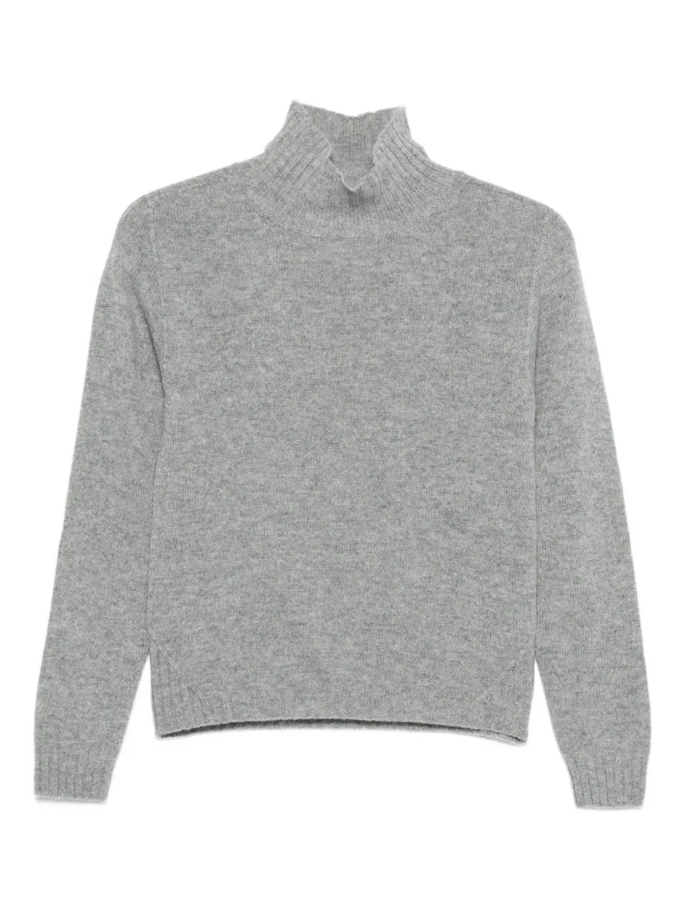 Solotre High-neck Sweater In Gray