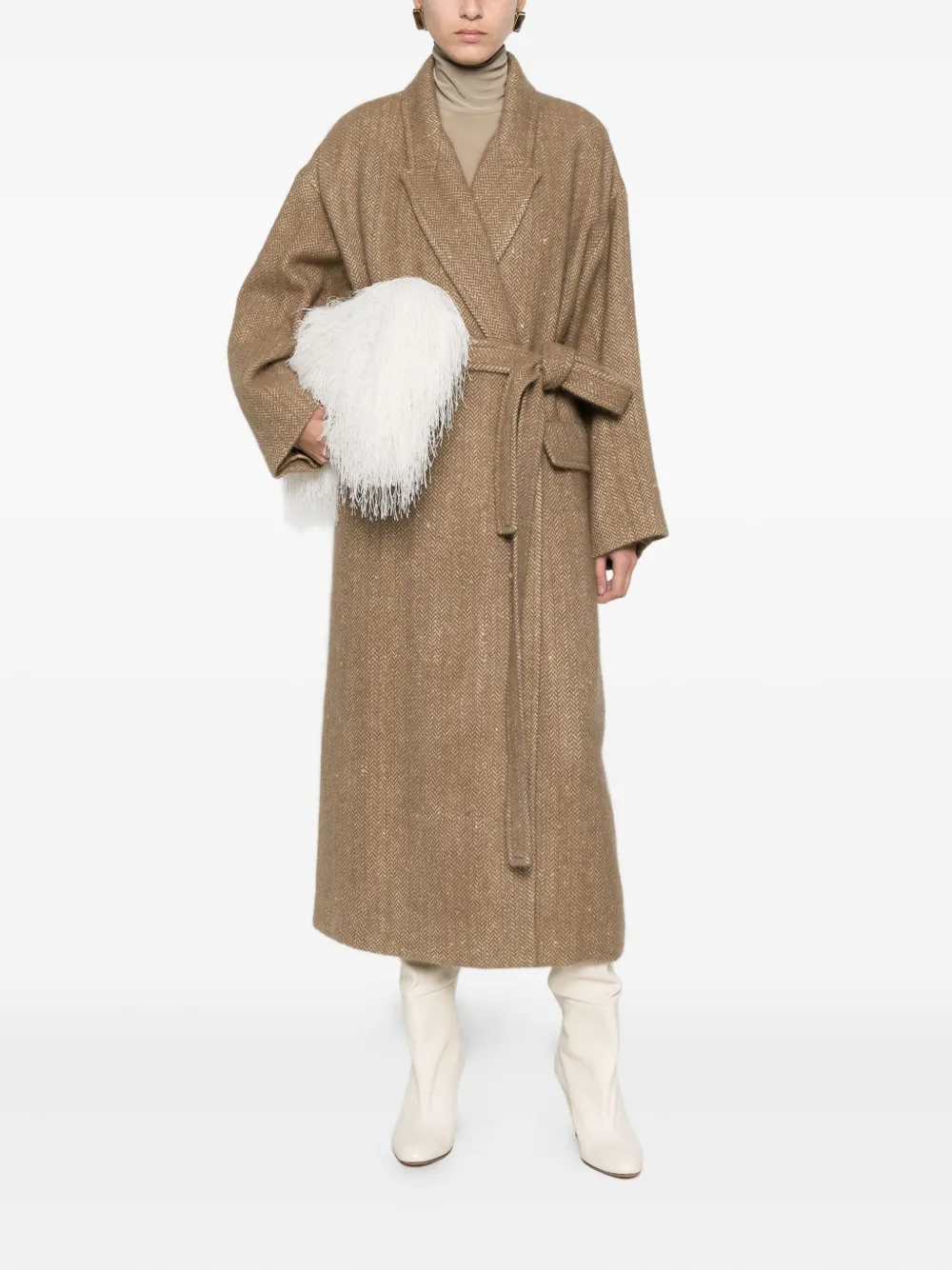 Uma Wang double-breasted belted coat | Abrigos con doble botonadura | Image 2