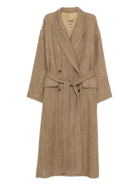 Uma Wang double-breasted belted coat