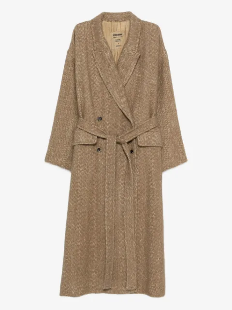 Uma Wang double-breasted belted coat
