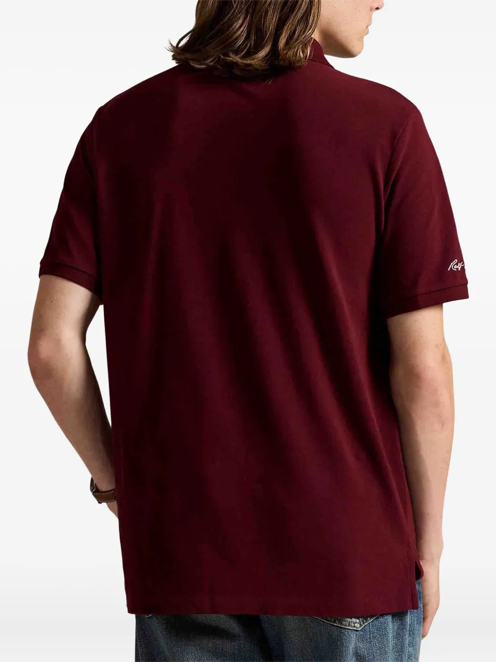 Polo Ralph Lauren x Yankees poloshirt met korte mouwen Rood