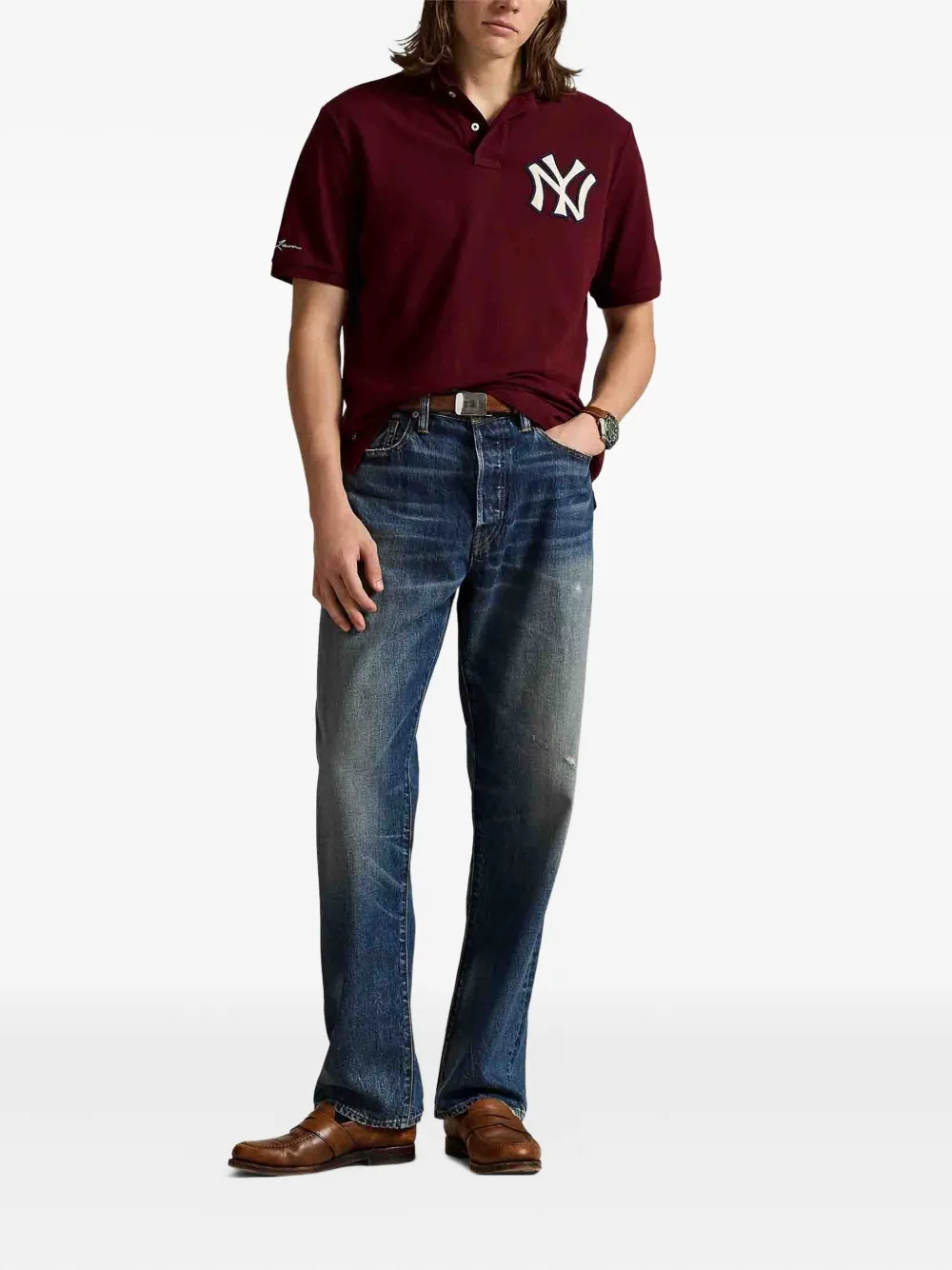 Polo Ralph Lauren xYankees short-sleeve polo shirt - Rood