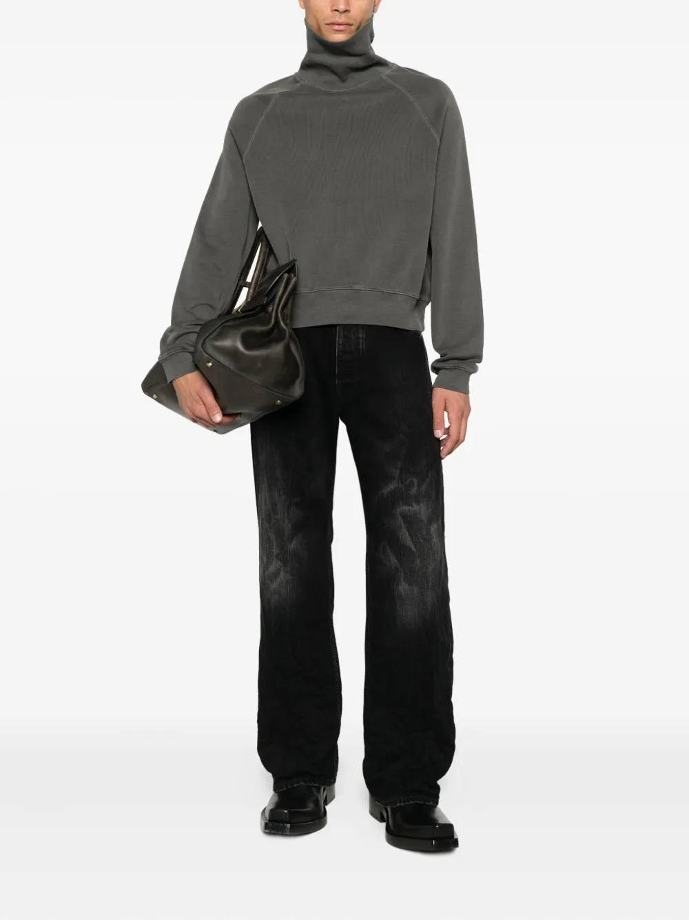 Balenciaga Jeans met knoopsluiting - Zwart