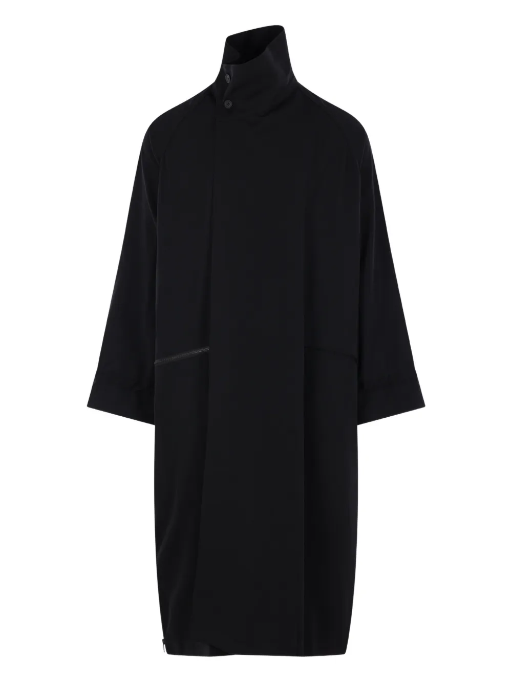 Yohji Yamamoto buttoned coat | Black | Image 1