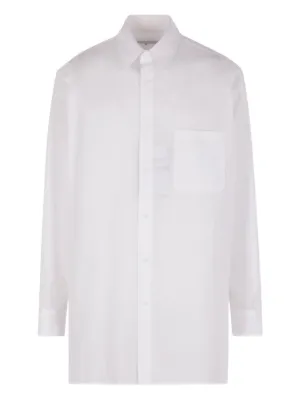 Yohji Yamamoto Cotton Shirt | White | FARFETCH CA