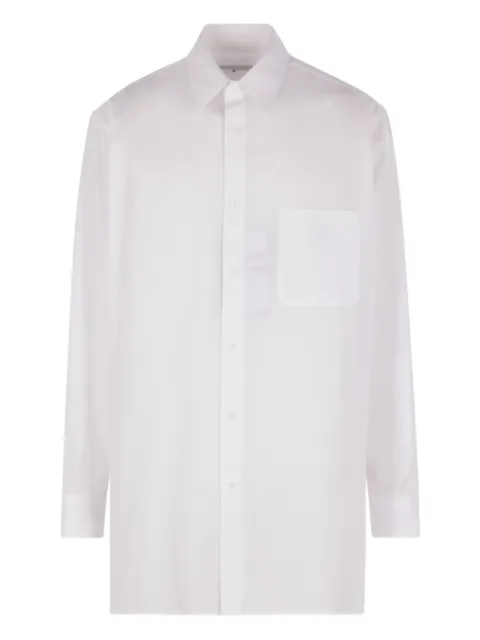 Yohji Yamamoto chest-pocket cotton shirt
