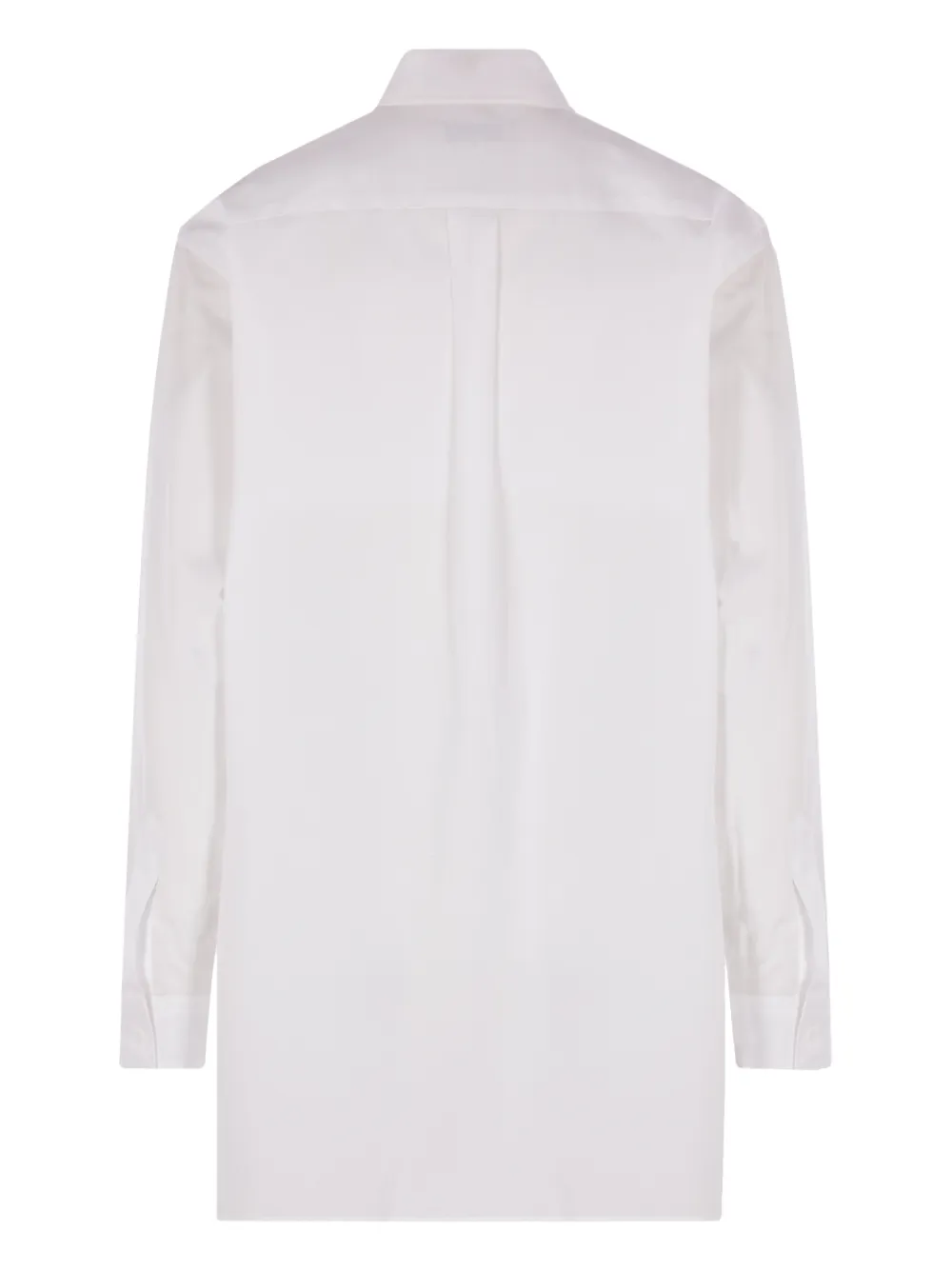 Yohji Yamamoto chest-pocket cotton shirt - Wit