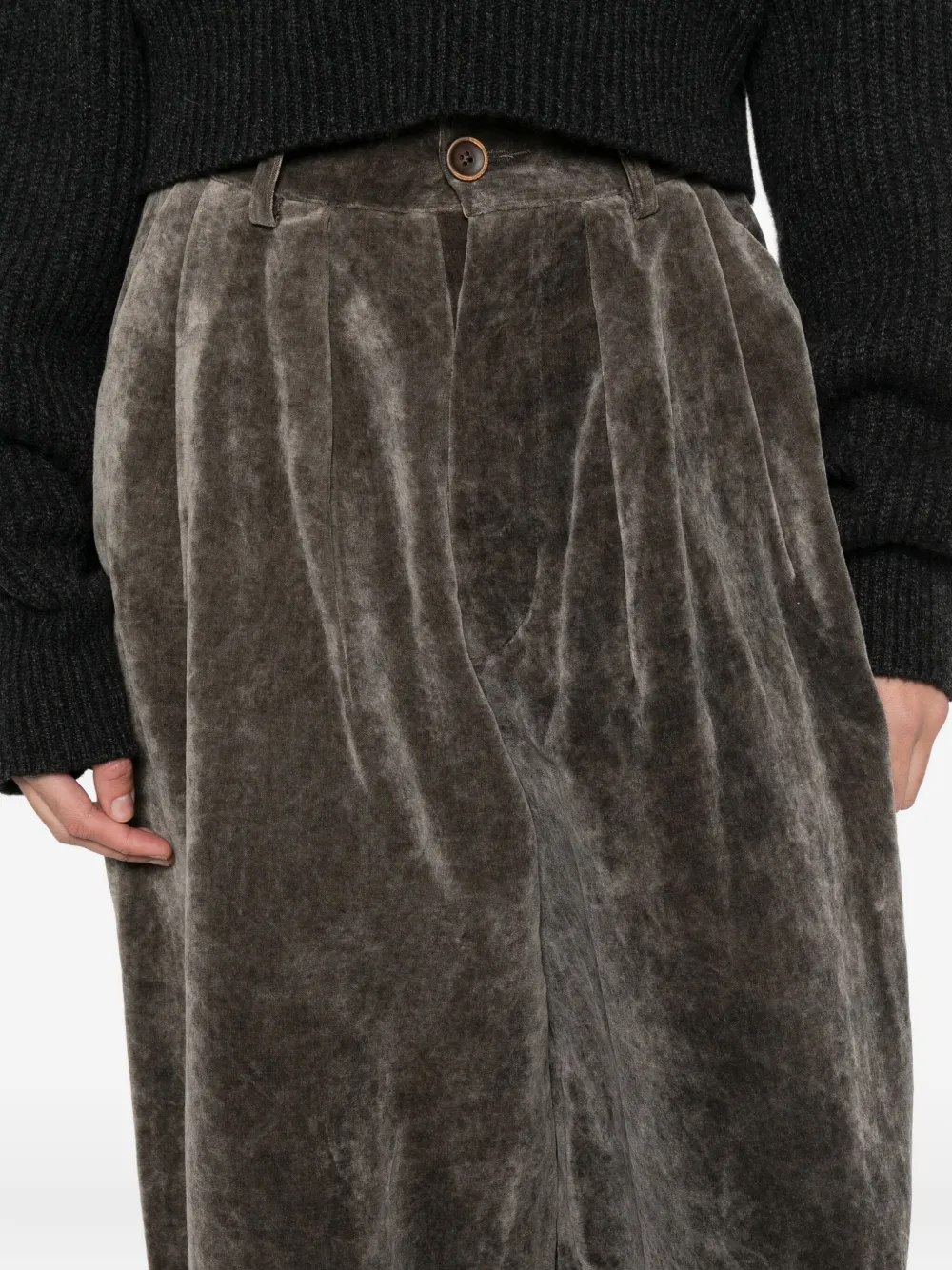 Uma Wang Plooibroek Bruin