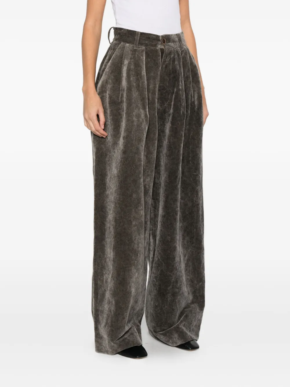 Uma Wang Plooibroek Bruin