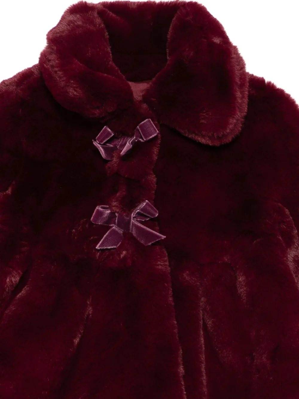 La Stupenderia Jas van imitatiebont Rood