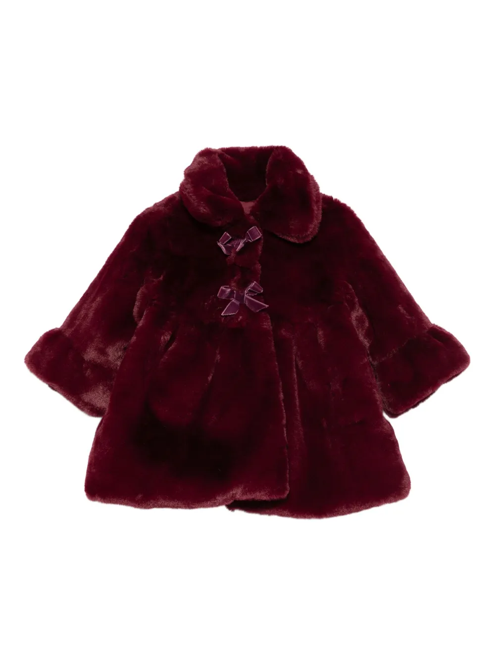 La Stupenderia Jas van imitatiebont Rood