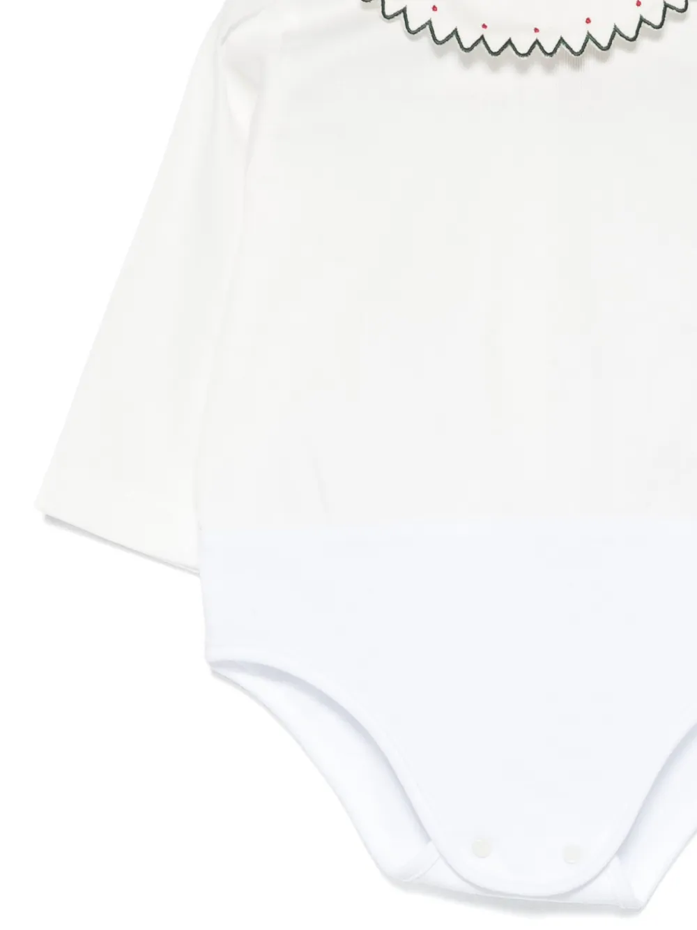 La Stupenderia Geruite shorts set Wit